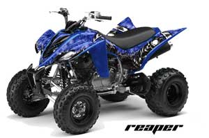 Yamaha Raptor 350 ATV Graphic Kit - 2004-2014 Reaper Blue