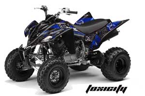 Yamaha Raptor 350 ATV Graphic Kit - 2004-2014 Toxicity Blue