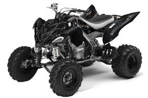 Yamaha Raptor 700 ATV Graphic Kit - 2006-2012 Reaper Black