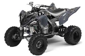 Yamaha Raptor 700 ATV Graphic Kit - 2006-2012 Reaper Silver