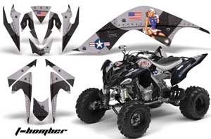 Yamaha Raptor 700 ATV Graphic Kit - 2006-2012 T Bomber Black