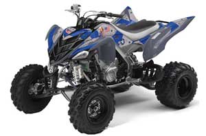Yamaha Raptor 700 ATV Graphic Kit - 2006-2012 T Bomber Blue