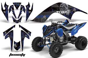 Yamaha Raptor 700 ATV Graphic Kit - 2006-2012 Toxicity Blue