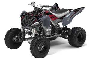 Yamaha Raptor 700 ATV Graphic Kit - 2006-2012 Toxicity Maroon