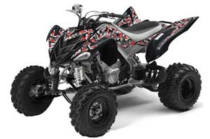 Yamaha Raptor 700 ATV Graphic Kit - 2006-2012 Urban Camo Red