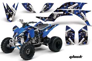 Yamaha YFZ 450 ATV Graphic Kit - 2004-2014 Glock Blue