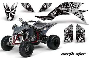Yamaha YFZ 450 ATV Graphic Kit - 2004-2014 Northstar Silver