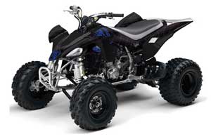 Yamaha YFZ 450 ATV Graphic Kit - 2004-2014 Silver Star - Reloaded Blue