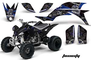 Yamaha YFZ 450 ATV Graphic Kit - 2004-2014 Toxicity Blue