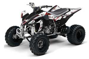 Yamaha YFZ 450 ATV Graphic Kit - 2004-2014 Toxicity Red
