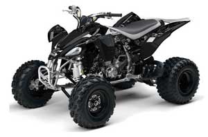 Yamaha YFZ 450 ATV Graphic Kit - 2004-2014 Toxicity White