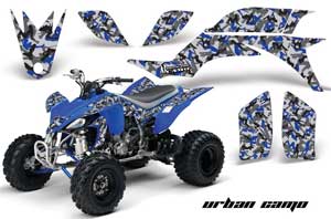 Yamaha YFZ 450 ATV Graphic Kit - 2004-2014 Urban Camo Blue