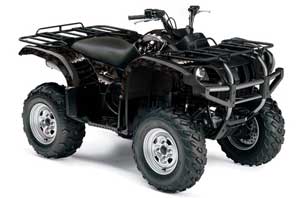 Yamaha Grizzly 660 ATV Graphic Kit - All Years Reaper Black