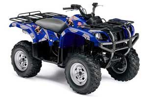 Yamaha Grizzly 660 ATV Graphic Kit - All Years T Bomber Blue