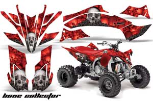 Yamaha YFZ 450SE / 450R ATV Graphic Kit - 2009-2013 Bone Collector Red
