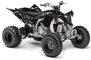 Yamaha YFZ 450SE / 450R ATV Graphic Kit - 2009-2013 Reaper Black