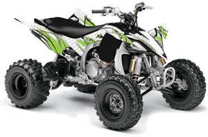 Yamaha YFZ 450SE / 450R ATV Graphic Kit - 2009-2013 Tribal Flame Green