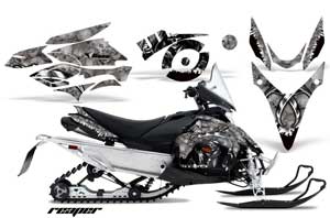 Yamaha Phazer RTX / GT Sled Graphic Kit - 2007-2016 Reaper Silver