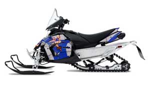 Yamaha Phazer RTX / GT Sled Graphic Kit - 2007-2016 T Bomber Blue