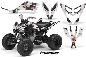 Yamaha Raptor 250 ATV Graphic Kit - 2008-2014 T Bomber Black