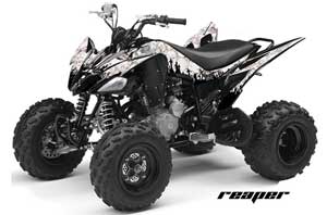 Yamaha Raptor 250 ATV Graphic Kit - 2008-2014 Reaper White