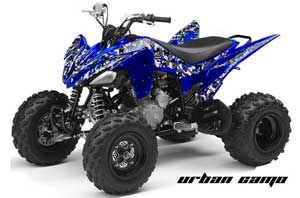 Yamaha Raptor 250 ATV Graphic Kit - 2008-2014 Urban Camo Blue
