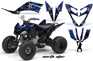 Yamaha Raptor 250 ATV Graphic Kit - 2008-2014 Northstar Blue