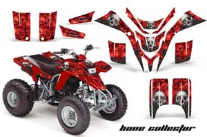 Yamaha Blaster YFS200 ATV Graphic Kit - 1988-2001 Bone Collector Red