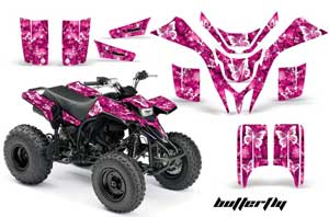 Yamaha Blaster YFS200 ATV Graphic Kit - 1988-2001 Butterfly White