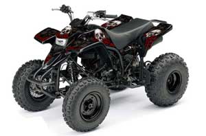 Yamaha Blaster YFS200 ATV Graphic Kit - 1988-2001 Bone Collector Black