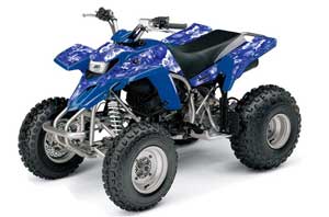 Yamaha Blaster YFS200 ATV Graphic Kit - 1988-2001 Butterfly Blue