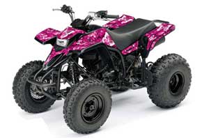 Yamaha Blaster YFS200 ATV Graphic Kit - 1988-2001 Butterfly White