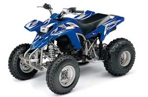 Yamaha Blaster YFS200 ATV Graphic Kit - 1988-2001 Tribal Flames Blue