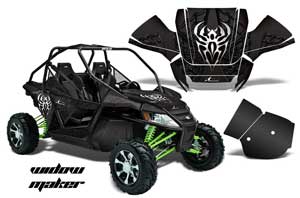 Arctic Cat Wildcat Graphic Kit - 2012-2016 Widow Maker Black
