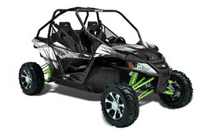 Arctic Cat Wildcat Graphic Kit - 2012-2016 Carbon X Black
