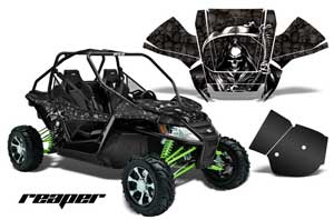 Arctic Cat Wildcat Graphic Kit - 2012-2016 Reaper Black