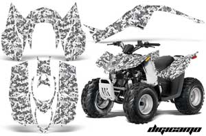 Arctic Cat DVX50 ATV Graphic Kit - 2008-2017 Digi Camo White