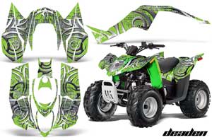 Arctic Cat DVX50 ATV Graphic Kit - 2008-2017 Deaden Green