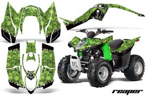 Arctic Cat DVX90 ATV Graphic Kit - 2008-2017 Reaper Green