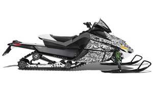 Arctic Cat Z1 Turbo Sled Graphic Kit - 2006-2012 DigiCamo White