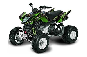 Arctic Cat DVX250 ATV Custom Graphic Kit - All Years