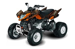Arctic Cat DVX250 ATV Custom Graphic Kit - All Years