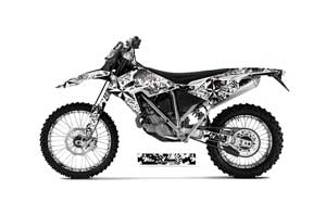 BMW G450x Dirt Bike Graphic Kit - 2010-2011 NorthStar White