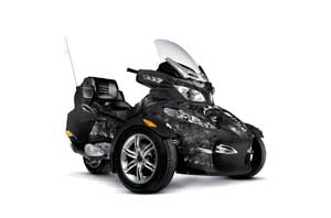 Can Am BRP (RTS) Spyder Graphic Kit - 2010-2012 Reaper Black