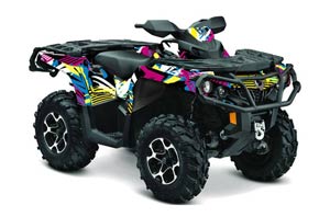 Can Am Outlander XT / DPS / SST ATV Graphic Kit