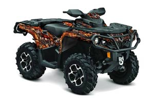 Can Am Outlander XT / DPS / SST ATV Graphic Kit