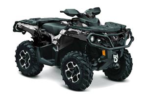 Can Am Outlander XT / DPS / SST ATV Graphic Kit - 2013-2016 Carbon X Black