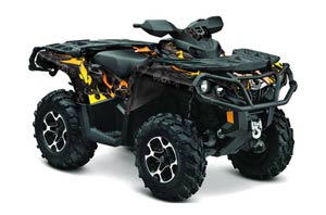 Can Am Outlander XT / DPS / SST ATV Graphic Kit