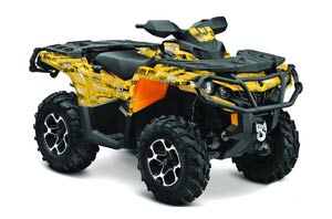 Can Am Outlander XT / DPS / SST ATV Graphic Kit