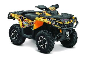 Can Am Outlander XT / DPS / SST ATV Graphic Kit